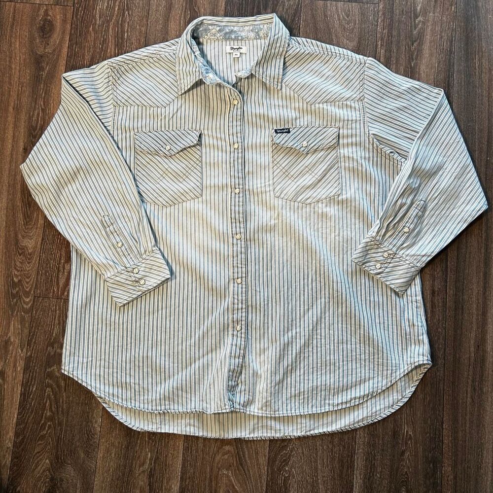 Wrangler Retro Pearl Snap Western Shirt Americana westernwear